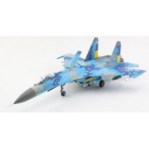 1:72 Su-27 Flanker B Blue 21, Ukrainian Air Force (with 2 x JDAM-Er gliding bombs)